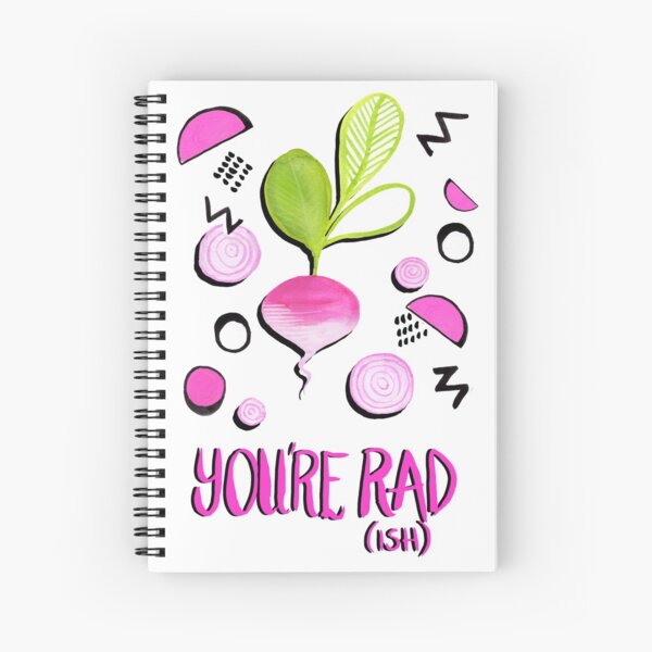 YOU'RE RAD(ish) | White Spiral Notebook