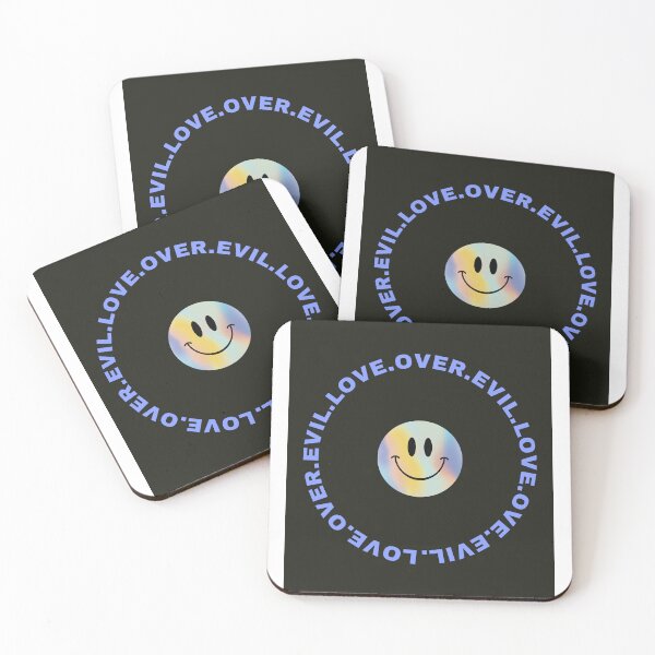Item preview, Loveoverevil, positive thoughts  designed and sold by Lessonsprint.