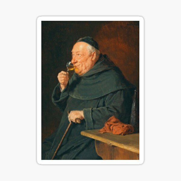 Item preview, The Connoisseur | Eduard von Grutzner | 1920 Wholesome German Art designed and sold by CJET.
