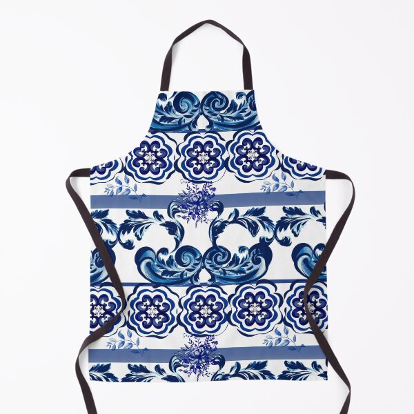 Item preview, Majolica,blue tiles,blue willow art designed and sold by MariaMarinova.