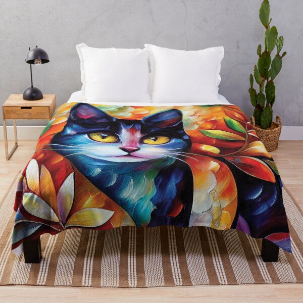 Item preview, A Cat in Color Leaves designed and sold by Malfeasant Onions.