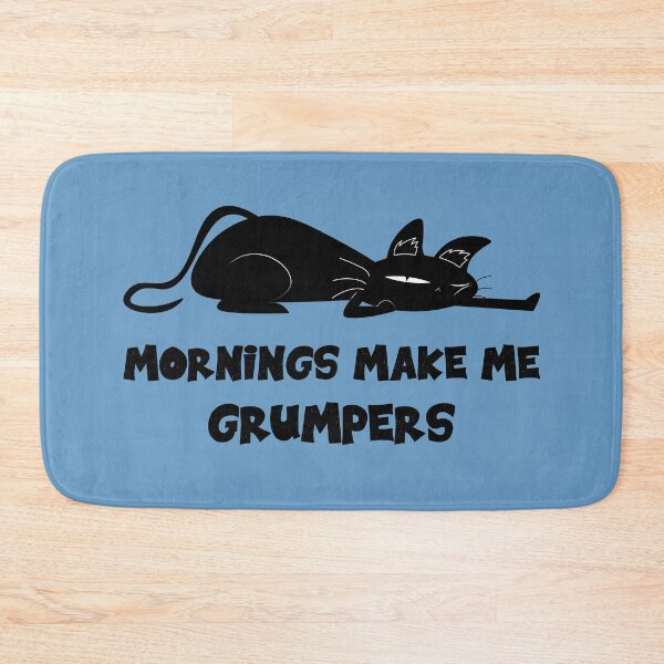 Item preview, Funny Sleepy Cat, Mornings Make Me Grumpers designed and sold by OliviaGbyKyro.