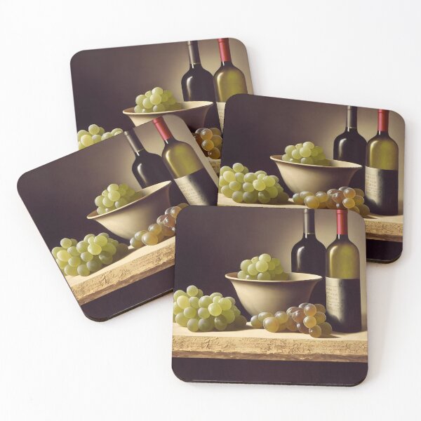 Item preview, Grapes And Wine Bottles designed and sold by john-ess.