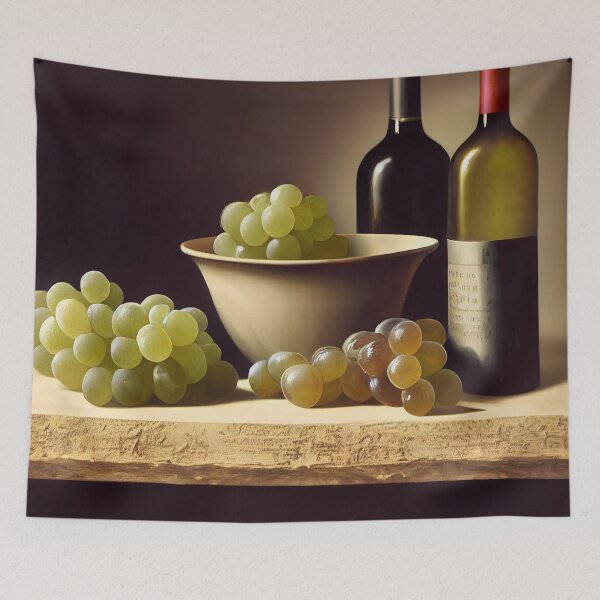 Item preview, Grapes And Wine Bottles designed and sold by john-ess.