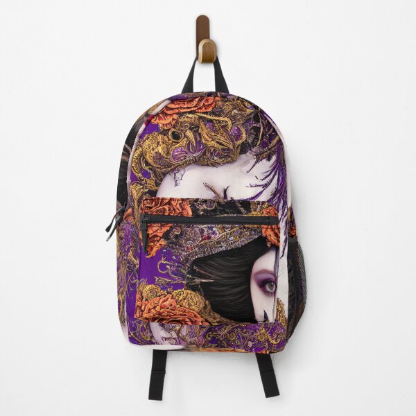 Item preview, Violet Model Feather Dress Wall Art designed and sold by @adorcharm Modern & Classic AI Art.