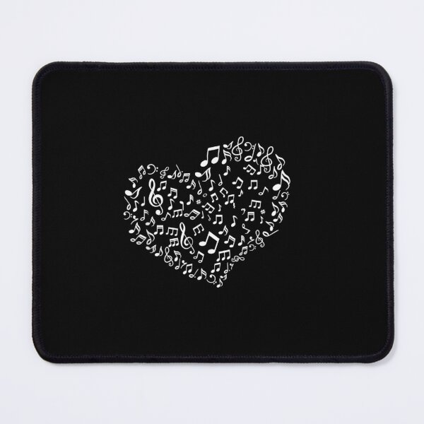 Item preview, Heart Shape Musical Notes Funny Music Lovers Valentines Day designed and sold by dolsy-store.