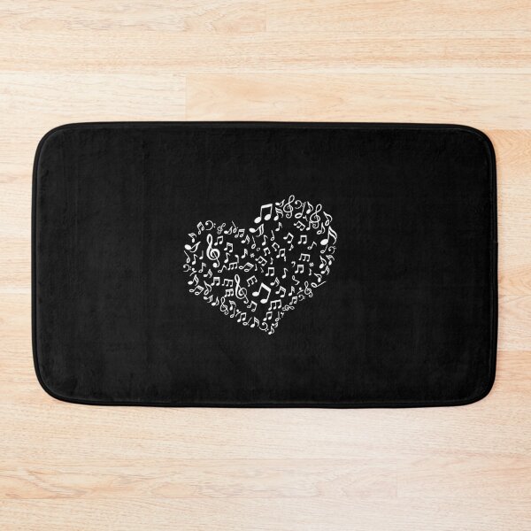 Item preview, Heart Shape Musical Notes Funny Music Lovers Valentines Day designed and sold by dolsy-store.