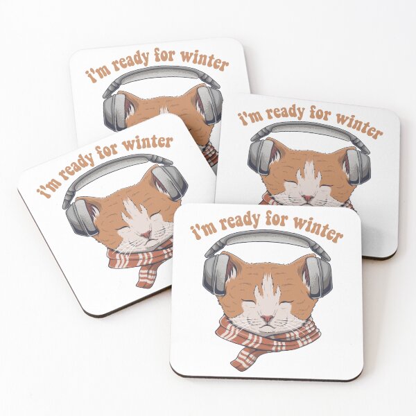 Item preview, Winter cat I'm ready for winter cat meowsic designed and sold by Tonytops ⭐⭐⭐⭐⭐.