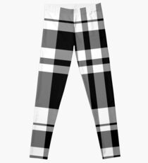 Black Stripes on Tartan Leggings
