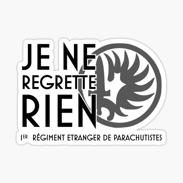 1 REP Légion Étrangère Sticker