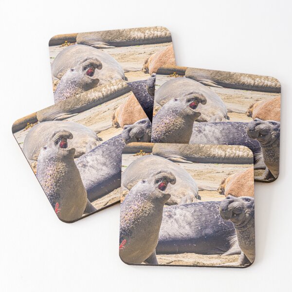 Item preview, Elephant Seals In San Simeon Image bt Rich AMeN Gill designed and sold by RichAMeNGill.