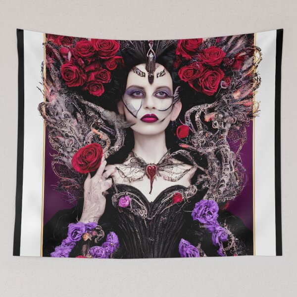 Item preview, Queen of Hearts Look Ahead designed and sold by @adorcharm Modern & Classic AI Art.