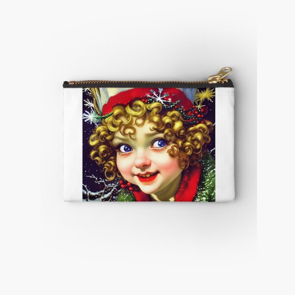Item preview, Happy Christmas Elf Original Digital Art Design designed and sold by ChorkiePawPress.