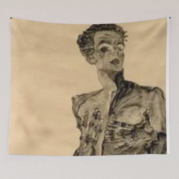 Item preview, Self portrait on thr top by egone schiele  designed and sold by Golido.