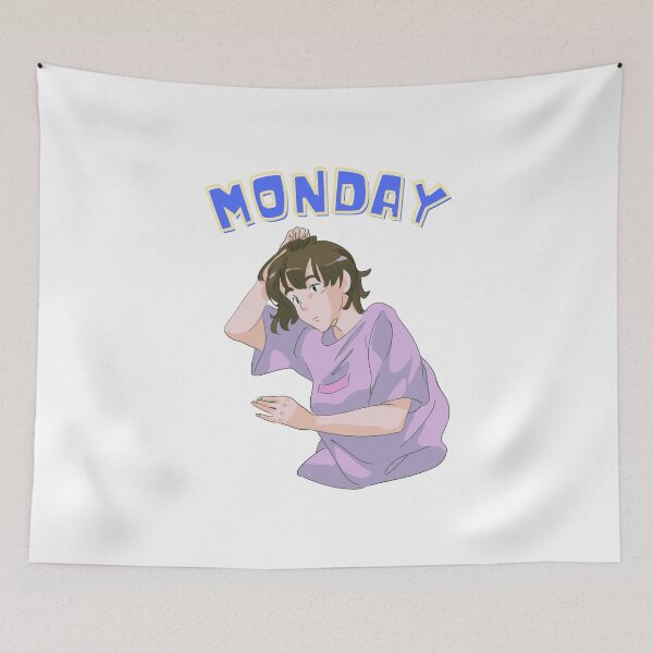Item preview, Monday Anime Day of the Week designed and sold by TajfunX.