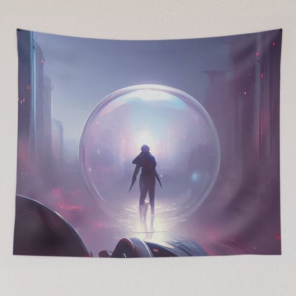 Item preview, On Strange Worlds - Vision of Future 3 designed and sold by ThajaFloecky.