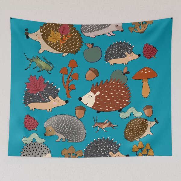 Artikelvorschau, Herbst-Wald-Igel-Geschenk entworfen und verkauft von BronikowskiART.