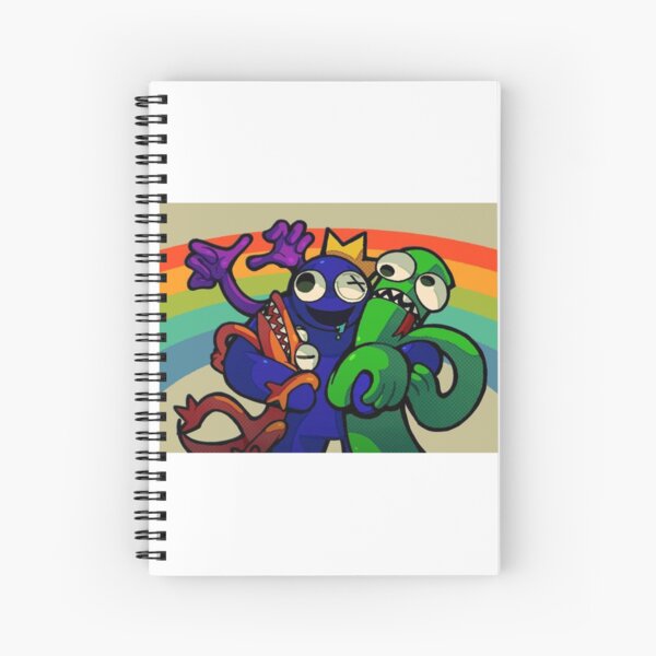 rainbow friends game Spiral Notebook for Sale by malta-bella