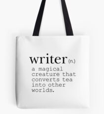 Writer Definition - Verwandle Tee in Welten Tote Bag