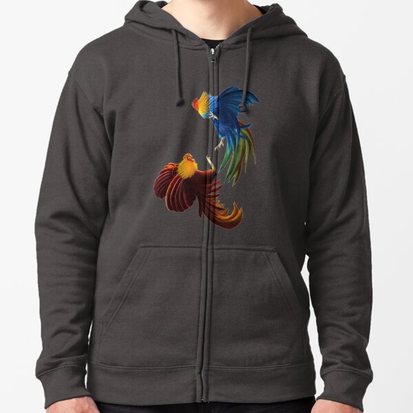 BOXING CLUB VINTAGE ROOSTER BOXER GLOVES FIGHT Mens Charcoal Sweatshirt