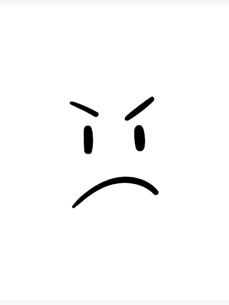 Angry Face 😡 - Roblox