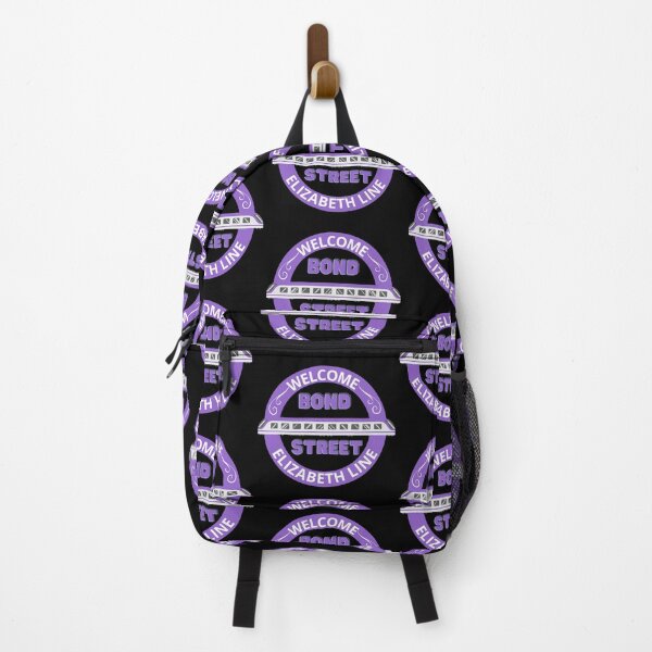Item preview, Welcome Bond Street Station to Elizabeth Line on Black designed and sold by LoloTrends.