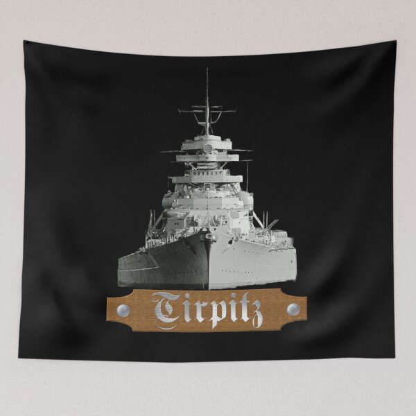 Item preview, German battleship Tirpitz WWII Navy designed and sold by Dirk4171.