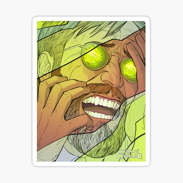 Tulzscha (The Green Flame) - Art by Andrey Fetisov Sticker