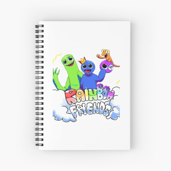 rainbow friends game Spiral Notebook for Sale by malta-bella