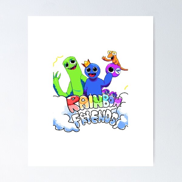 rainbow friends game Poster for Sale by lara-kli