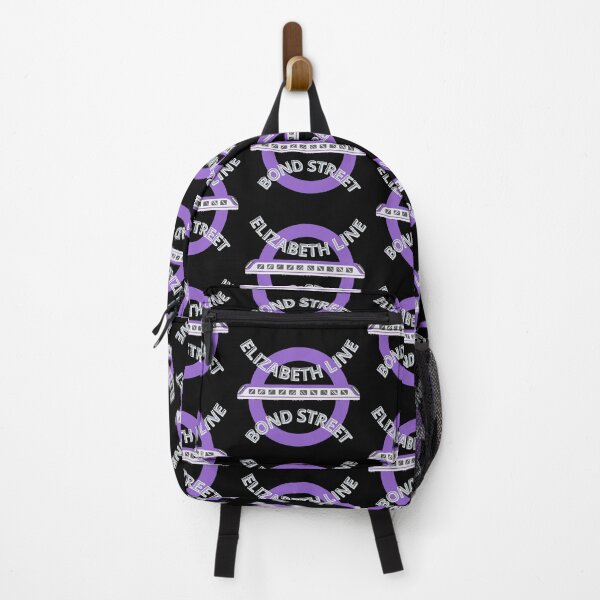 Item preview, Bond Street Elizabeth Line on Black designed and sold by LoloTrends.