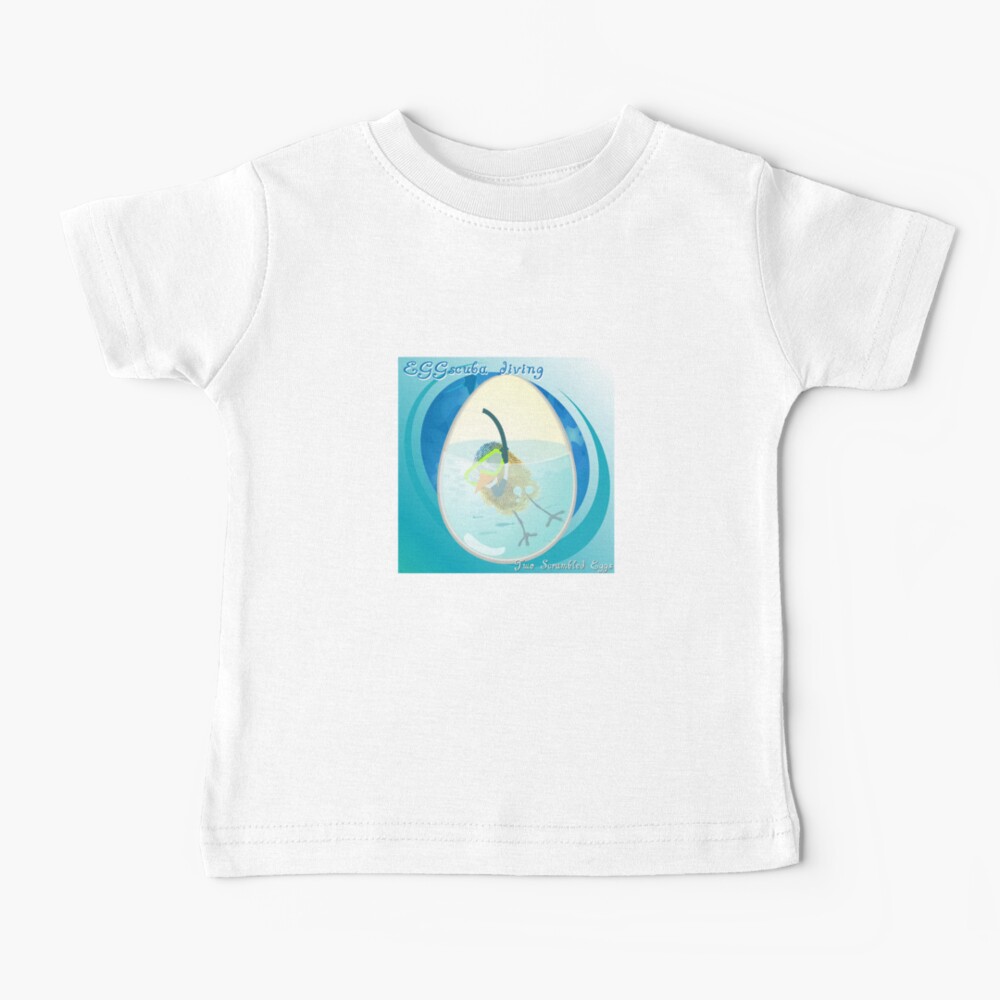 Two Scrambled Eggs - EGGscuba diving Baby T-Shirt
