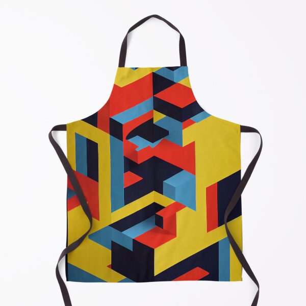 Item preview, Abstract Cubistic Yellow, Red & Blue designed and sold by Stanley de Wekker.