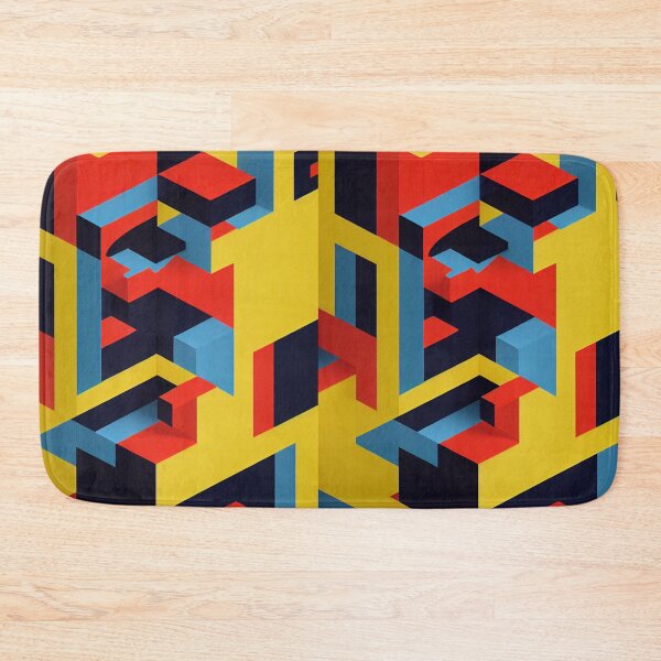 Item preview, Abstract Cubistic Yellow, Red & Blue designed and sold by Stanley de Wekker.