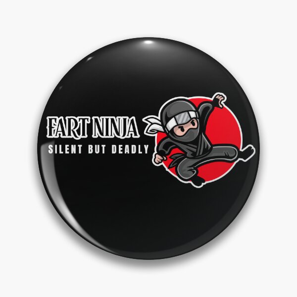 Aperçu de l'œuvre Fart Ninja silencieux mais mortel créée et vendue par BestCoolStuff.