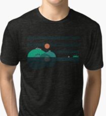 Camiseta de tejido mixto Island Folk