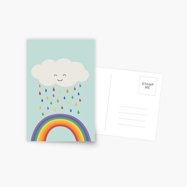 let's make rainbows Postcard