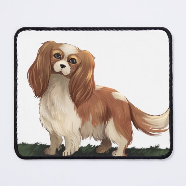 Item preview, Cavalier King Charles Spaniel dog painting designed and sold by Apolapets.