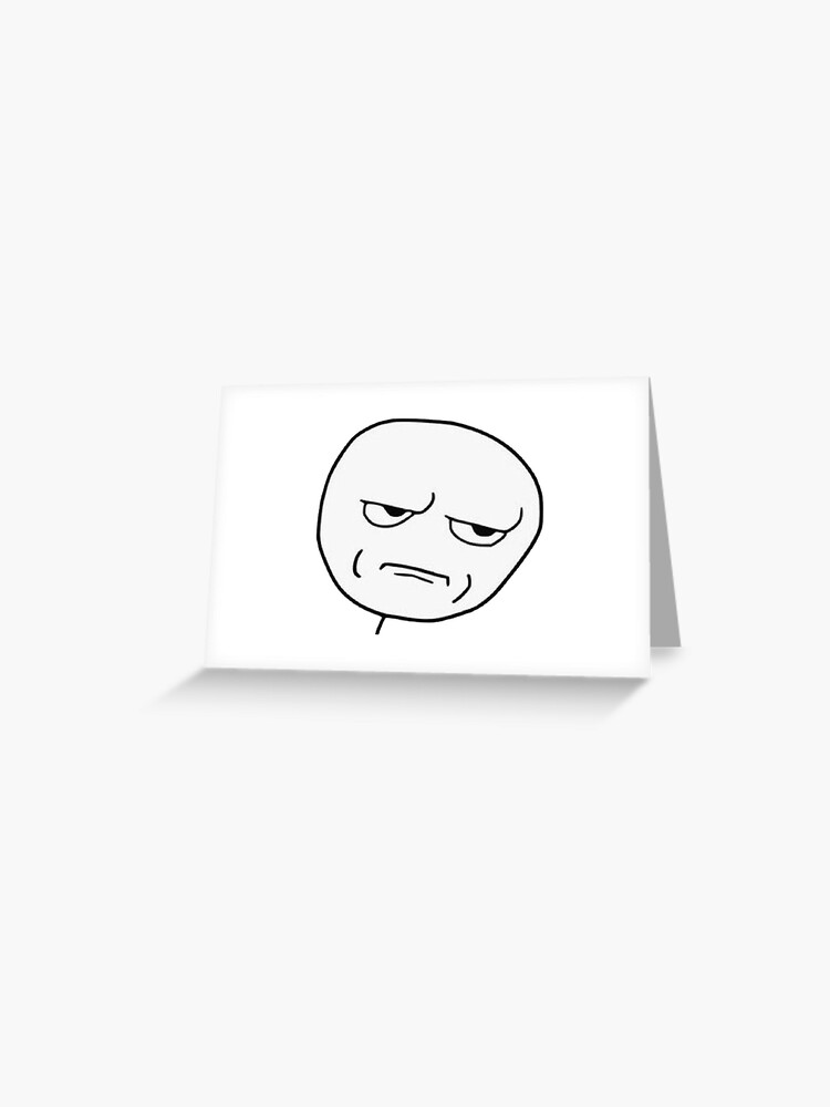 troll face" Greeting Card for Sale by designskull | Redbubble