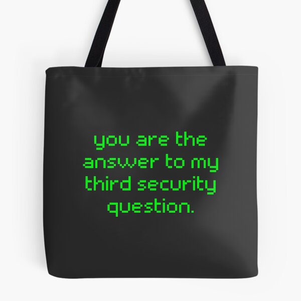 Item preview, You Are The Answer To My Third Security Question designed and sold by karolaan.