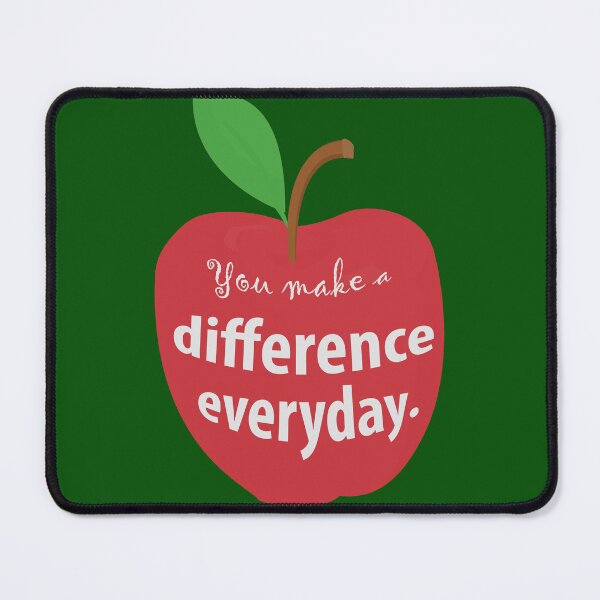Item preview, You Make a Difference Everyday Apple for Teacher designed and sold by Karen Simon.