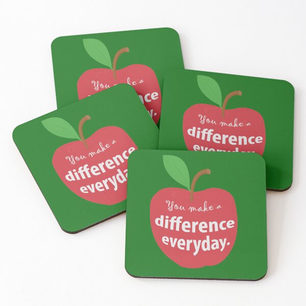 Item preview, You Make a Difference Everyday Apple for Teacher designed and sold by Karen Simon.