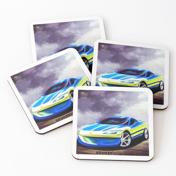 Item preview, Blue Sports Car designed and sold by CoolDesign2000.