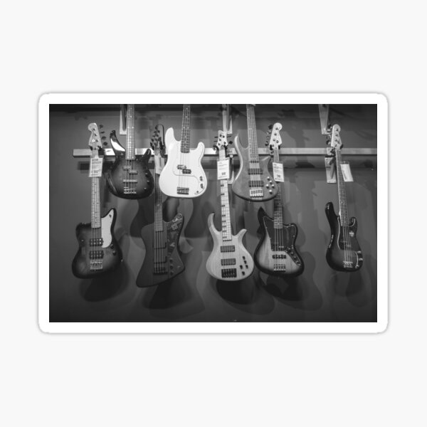 Classic Guitars t-shirts Sticker