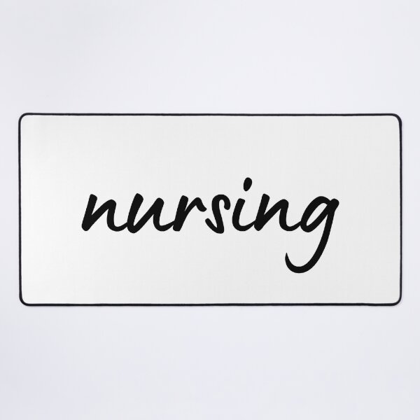 Artikelvorschau, Krankenpflegestudent, Graduate Nurse School, schwarz, kursiv, handschriftlich entworfen und verkauft von mariejosee22.