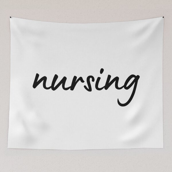 Item preview, Nursing Student Graduate Nurse School Black Cursive Handwritten designed and sold by mariejosee22.