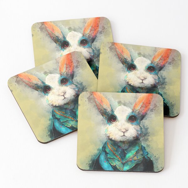 Item preview, Rabbit watercolor painting #rabbit designed and sold by JBJart.