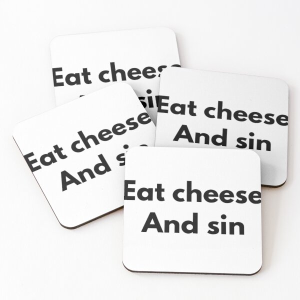 Item preview, Eat cheese and sin designed and sold by The  Lifers.