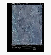 USGS TOPO Map Idaho ID Grasmere 20101117 TM Inverted Photographic Print