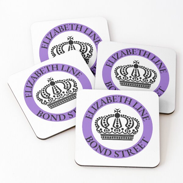 Item preview, Bond Street Elizabeth Line with Crown designed and sold by LoloTrends.